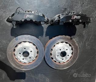Impianto frenante Brembo 370 mm. 8 pompanti RS3 8V
