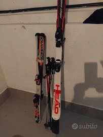2 paia di sci 