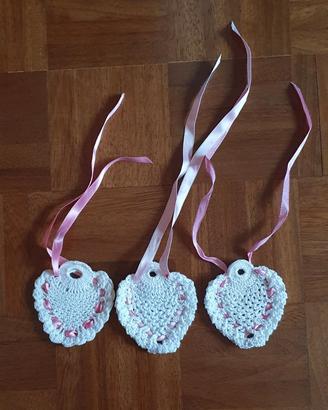 N° 3 Sacchettini all’uncinetto