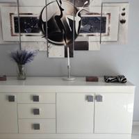 madia moderna bianca