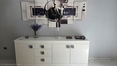 madia moderna bianca