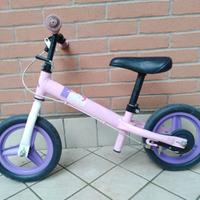 bicicletta senza pedali da bambina