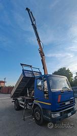 IVECO EUROCARGO 80E15 RIBALTABILE CON GRU