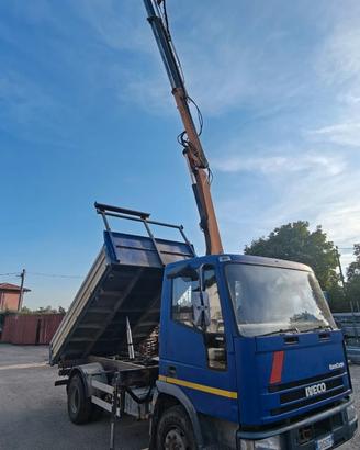 IVECO EUROCARGO 80E15 RIBALTABILE CON GRU