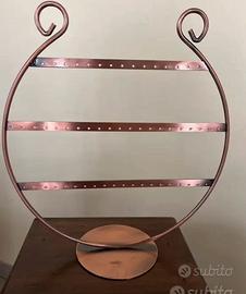 PORTA ORECCHINI IN RAME " LIRA".