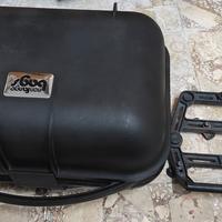 Bauletto non fango e piastra per enduro d'epoca 