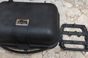 Bauletto non fango e piastra per enduro d'epoca 