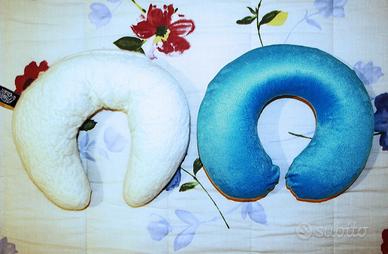 2 Cuscini collo: LANA, MEMORY + Cuscino gonfiabile