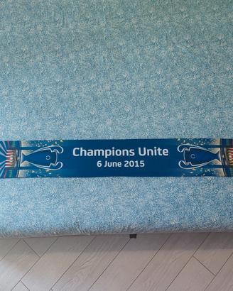Sciarpa Finale Champions 2015 Juve Barcellona