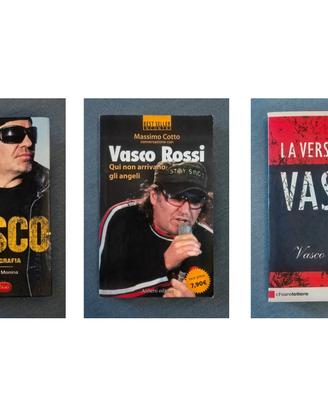 Set 3 libri Vasco Rossi 🎸 Biografie + curiosità