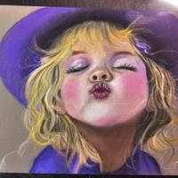 disegno con matite pastello