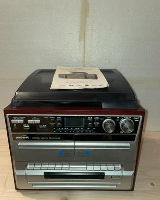 Unitronic GIRADISCHI CD/MP3 RADIO usb e cassetta