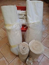 85 mq di tessuti di LINO e CANAPA