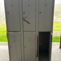 Armadio spogliatoio metallico 6 posti