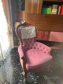 Divano Luigi XIV 1960 completo di poltrone