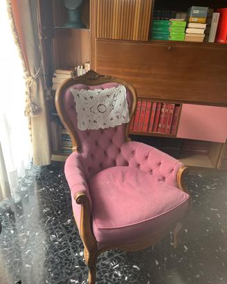 Divano Luigi XIV 1960 completo di poltrone