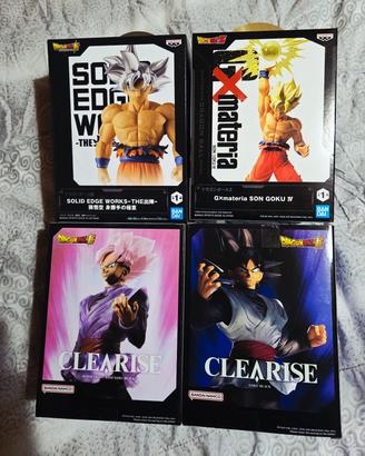 Set 4 Action Figure Goku Dragon Ball Banpresto