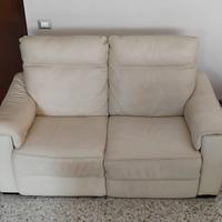 Divano 3 posti in pelle