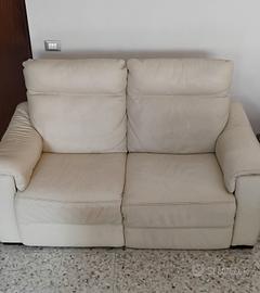 Divano 3 posti in pelle