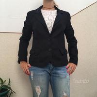 Giacca Armani Jeans in lino nera