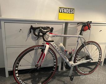 Bici corsa Cannondale Six carbonio taglia 56