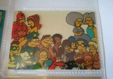 The Simpsons Cel Card - C5 Middle/TV - Rarissima