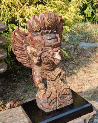 SCULTURA LIGNEA DI IDOLO