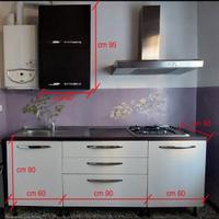 Cucina laccata bianca