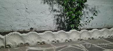 Cordolo/filetta  per  aiuole giardino cemento arm.