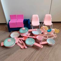 Lotto Accessori Casa Barbie Vintage 