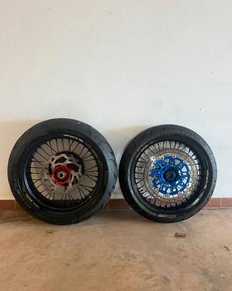 kit cerchi motard + tamponi bold