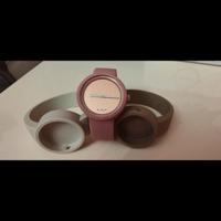 orologio con 3 bracciali intercambiabili o bag