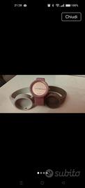 orologio con 3 bracciali intercambiabili o bag