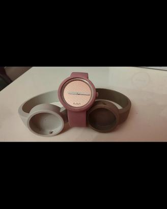 orologio con 3 bracciali intercambiabili o bag