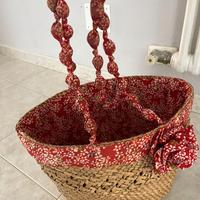 Borsa da mare in paglia