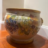 Vaso artigianato fiorentino dipinto a mano