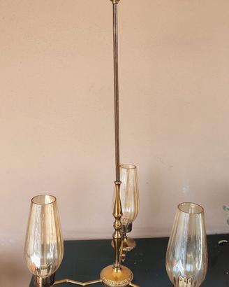 lampadario a tre luci