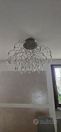 lampadario plafoniera moderno 50 luci