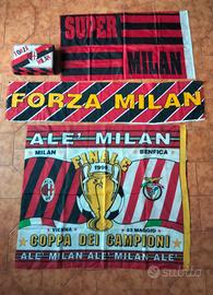 Lotto Milan vintage '80'90 sciarpa cuscino Benfica