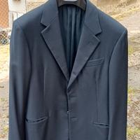 giacca prada tre bottoni colore blu