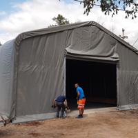 Tensostrutture 10 x 20 x 5,5 mt. pvc 650 ignifugo