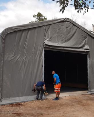 Tensostrutture 10 x 20 x 5,5 mt. pvc 650 ignifugo
