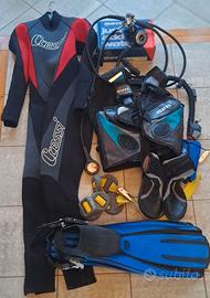 Attrezzatura Sub completa