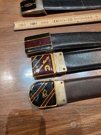 cinture vintage Dior, Etienne Aigner + altre 4