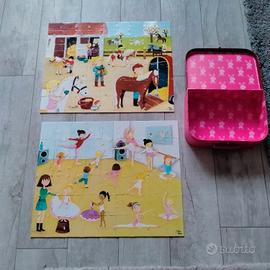 valigetta con due puzzle janod