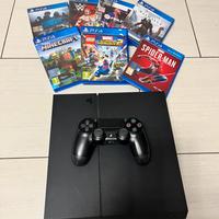 PS4 Console + 1 controller + giochi