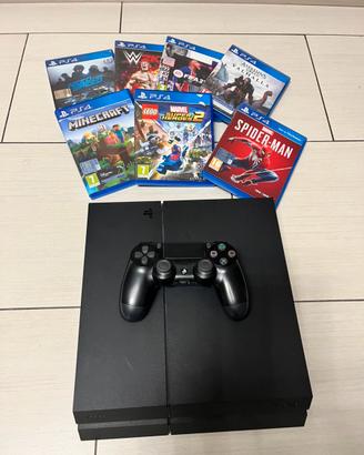PS4 Console + 1 controller + giochi