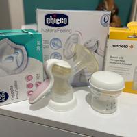 Tiralatte Chicco bustine e coppette assorbilatte