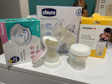 Tiralatte Chicco bustine e coppette assorbilatte