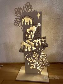 Presepe in ferro verticale AssisiStyle MadeinItaly
